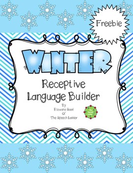 Preview of Winter Receptive Language Freebie