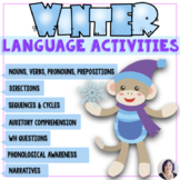 Winter Receptive and Expressive Language Activities for Sp