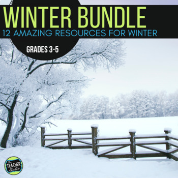Preview of Winter Activities Bundle - Low Prep Winter Math Activities and Winter Projects