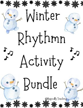 Preview of Winter Rhythm Activities