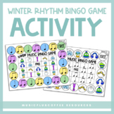 Winter Rhythm Bingo Game | Printable & Distance Learning Activity