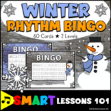 Winter Rhythm Flashcard Bingo Game: Music Games: Winter Mu
