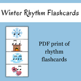 Winter Rhythm Flashcards