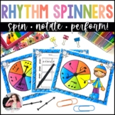 Winter Rhythm Spinners for Elementary Music Students {Colo