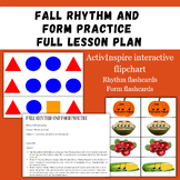 ActivInspire Winter Rhythm and Form Practice FULL Lesson Plan