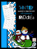 Winter Riddles for Addition and Subtraction with Regrouping