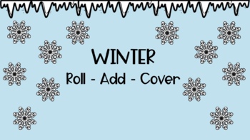 Preview of Winter Roll - Add - Cover Seesaw Slides