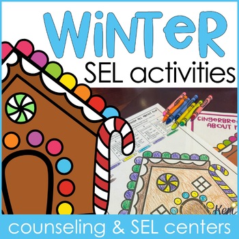Preview of Winter SEL Centers: Winter Counseling Activities for Classroom Counseling