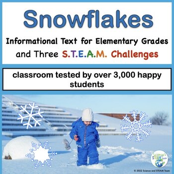 Preview of Winter STEM Activities and Snowflake Nonfiction Text