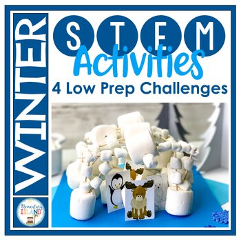Preview of Easy Winter STEM Activities - Winter Themed Fun STEAM Science Activities