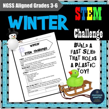 Preview of Winter STEM Activity Challenge NGSS Aligned