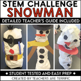 Winter STEM Activity Snowman Challenge
