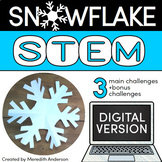 Winter STEM Challenges - Snowflake STEM (digital version)