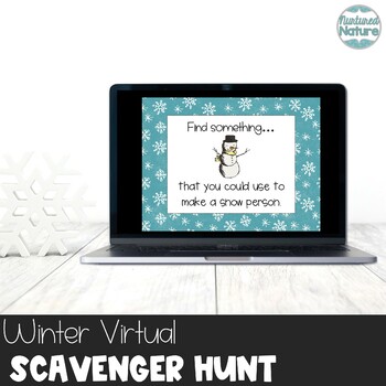 Preview of Winter Scavenger Hunt for Virtual Snow Day
