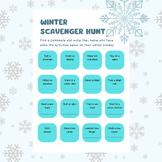Winter Scavenger hunt| A Fun chilling challenge