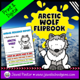 Winter Science Activities Arctic Wolf Animal Research Flip