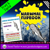 Winter Science Activities | Narwhal Animal Research Flipbo
