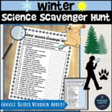 Winter Science Activity Scavenger Hunt Lesson Distance Learning