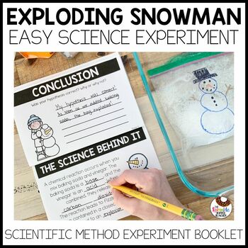 ❄️ Exploding Snowman Expeirment - Winter Science Activities