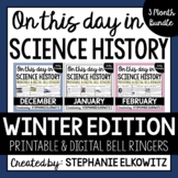 Winter Science History Bell Ringers | Printable & Digital