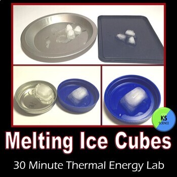 Preview of Winter Science Ice Cube Melting | A Thermal Energy and Conduction Experiment