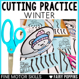 Winter Cutting Practice - Scissor Skills, Fine Motor Activities
