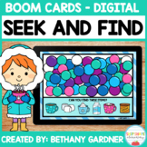 Winter Seek and Find Digital Sensory Bin - Boom Cards - Di