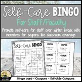 Winter Self-Care Bingo For Staff/Faculty