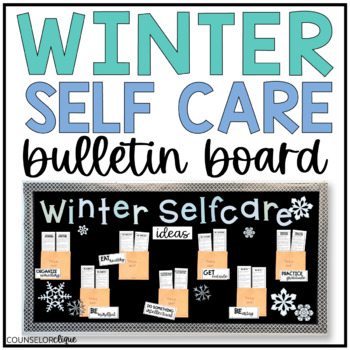 Preview of Winter Self Care Bulletin Board