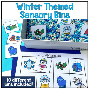 Winter Sensory Bin Activities #TOAST23