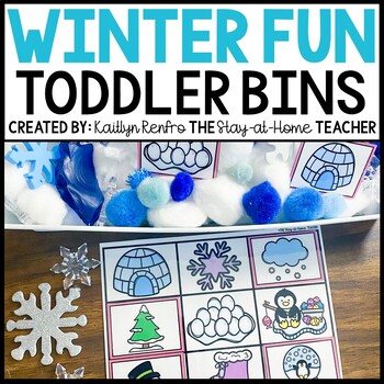 Preview of Winter Toddler Sensory Bin Activities | Homeschool Preschool | Fine Motor Skills