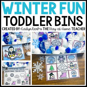 Preview of Winter Toddler Sensory Bin Activities | Homeschool Preschool | Fine Motor Skills