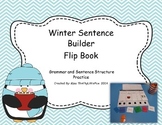 Winter Sentence Builder Flip Book