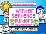 Winter Sentence Builders for SMARTboard Set 3 - Grade 1 Do