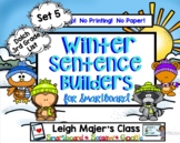 Winter Sentence Builders for SMARTboard Set 5 - Grade 3 Do