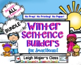 Winter Sentence Builders for Smartboard BUNDLE - ALL 5 Dol