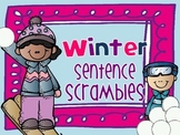 Winter Sentence Scramble