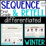 Winter Sequence & Retell - Differentiated Reading Passage