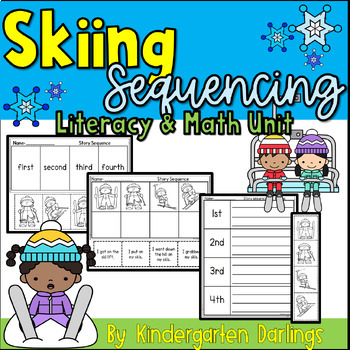 Preview of Winter Sequencing Worksheets for Kindergarten 
