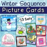 Winter Sequencing Picture Cards - Montessori Sequence Stor