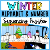 Winter Sequencing Picture Puzzles Bundle - Kindergarten Ma