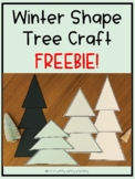 Winter Shape Tree Craft Freebie