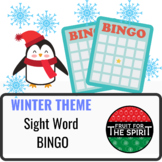 Winter Sight Word Bingo