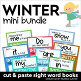 Winter Sight Word Book Emergent Reader Mini Bundle
