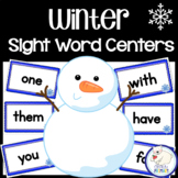 Winter Activities | Winter Sight Word Centers, Practice Ac
