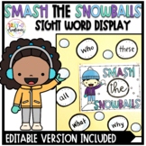 Winter Sight Word Display | Classroom Display | Editable