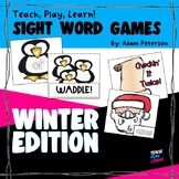 Winter Sight Words Games - EDITABLE!