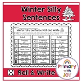 Winter Silly Sentences | Christmas Roll & Write | Christma