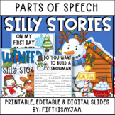 Winter Silly Stories | Parts of Speech | Digital Included