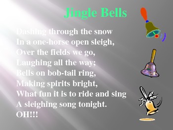 Preview of Winter Sing Along Songs Slide Show - Over 20 songs!